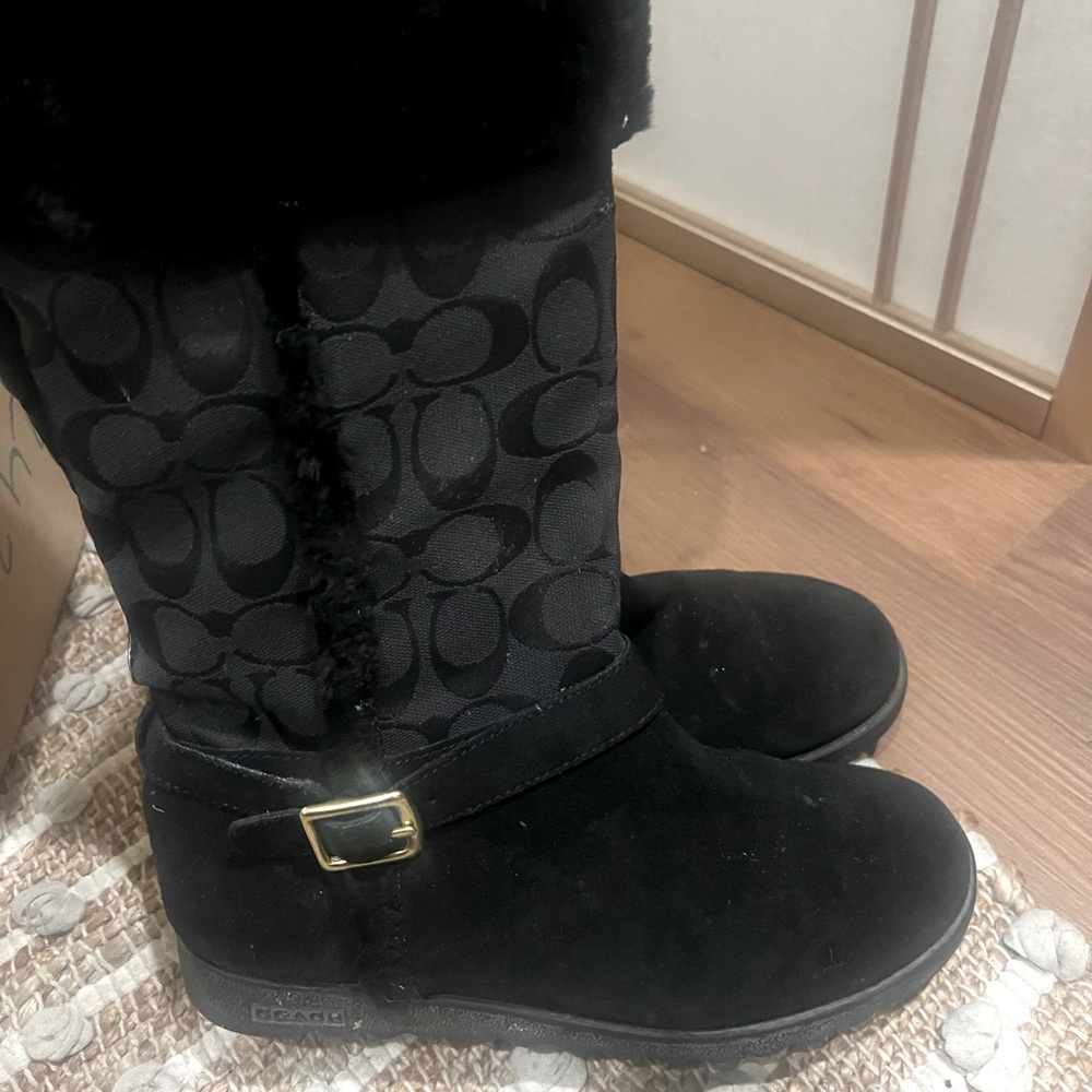 Authentic Coach boots.